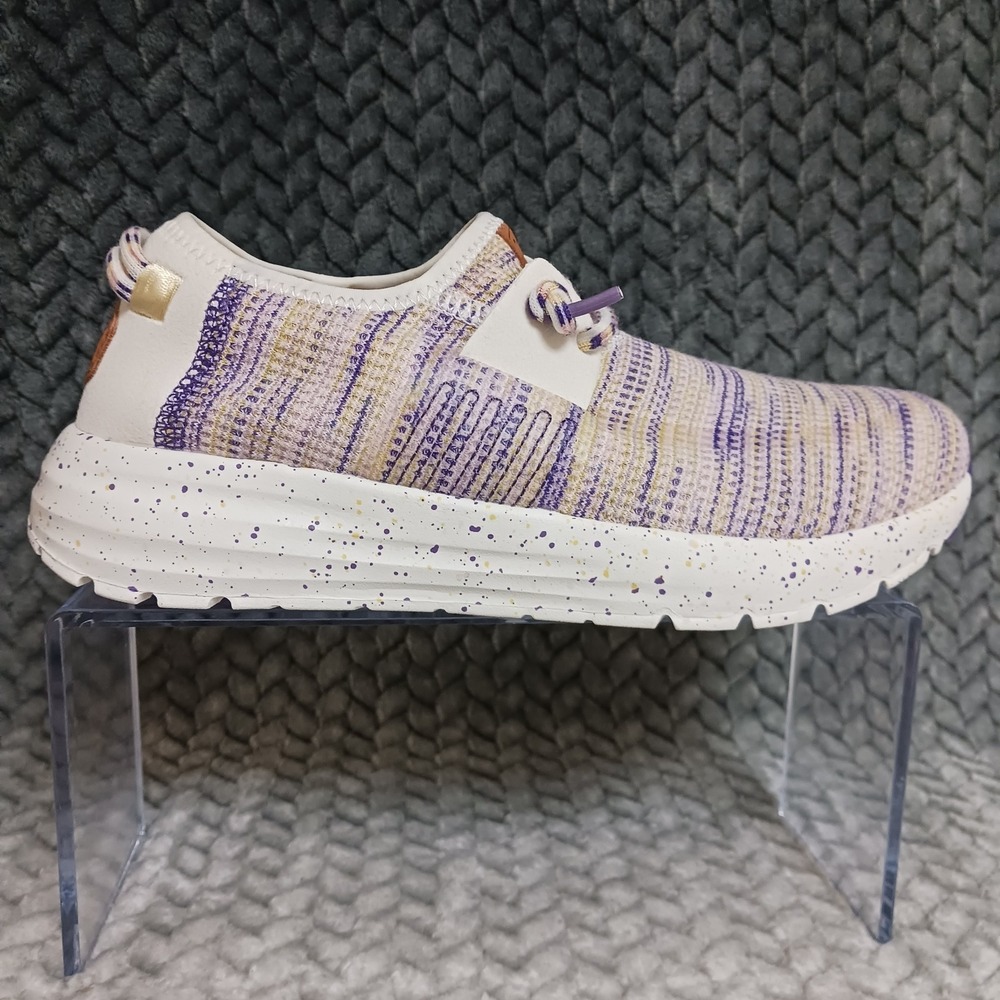 Hey Dude Women's Sneakers Shoes Egret Multicolor Sirocco W Knit Size 6 - Picture 7 of 10